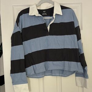 Aerie Striped Polo Shirt